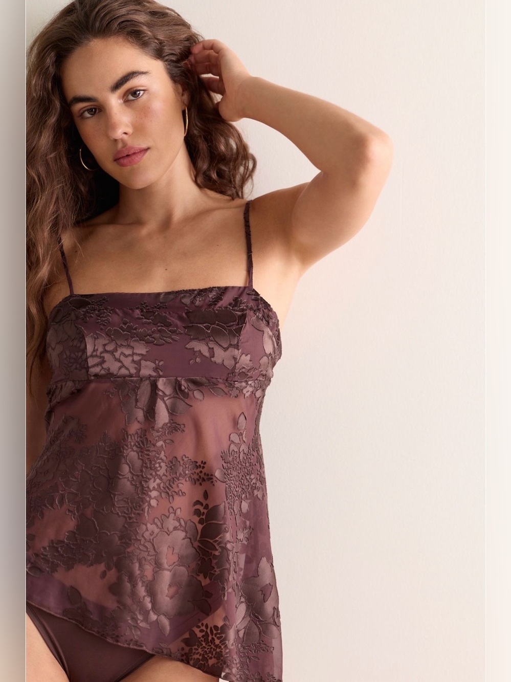 🇺🇸Firm Price🇺🇸free people night song burnout cami